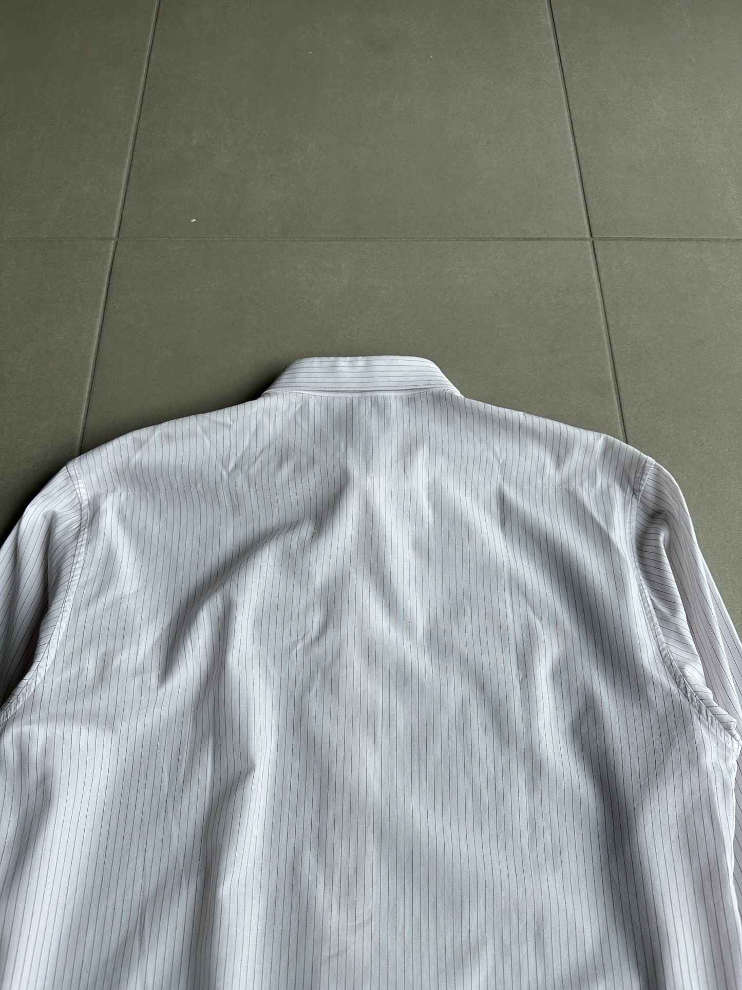 Dior Homme AW04 “VOTC” striped button up shirt