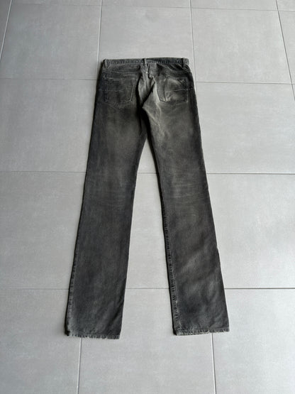 Dior Homme AW04 “Victim Of The Crime” Waxed Corduroy trousers