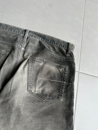 Dior Homme AW04 “Victim Of The Crime” Waxed Corduroy trousers