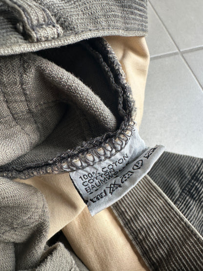 Dior Homme AW04 “Victim Of The Crime” Waxed Corduroy trousers