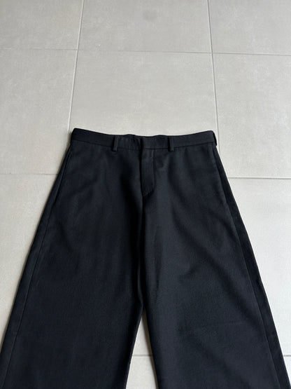Dior Homme AW02 “reflexion” wool/cashmere wide trousers