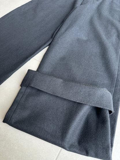 Dior Homme AW02 “reflexion” wool/cashmere wide trousers