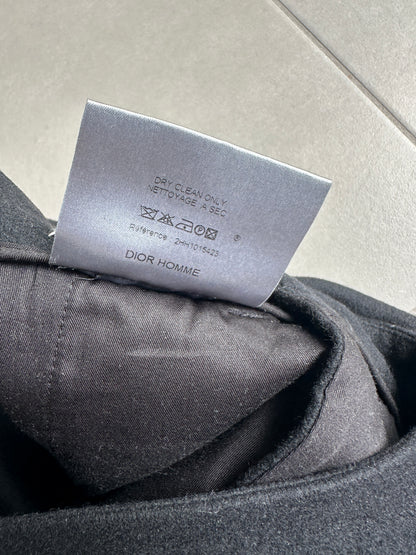 Dior Homme AW02 “reflexion” wool/cashmere wide trousers