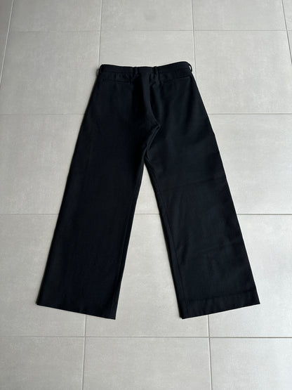 Dior Homme AW02 “reflexion” wool/cashmere wide trousers