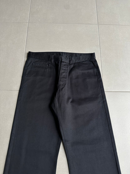 Dior homme AW02 “Reflexion” Sample Straight leg Glossy trousers