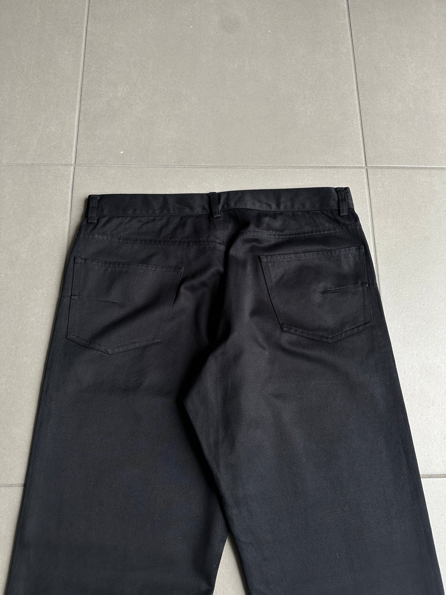 Dior homme AW02 “Reflexion” Sample Straight leg Glossy trousers
