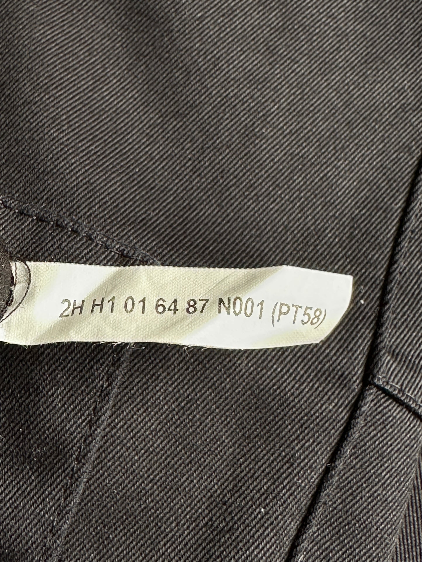 Dior homme AW02 “Reflexion” Sample Straight leg Glossy trousers