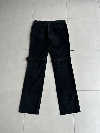 Dior Homme AW03 “Luster” corduroy multi-pocket runway cargo pants