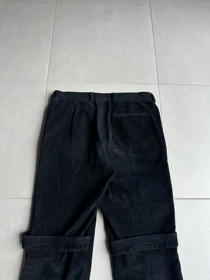 Dior Homme AW03 “Luster” corduroy multi-pocket runway cargo pants