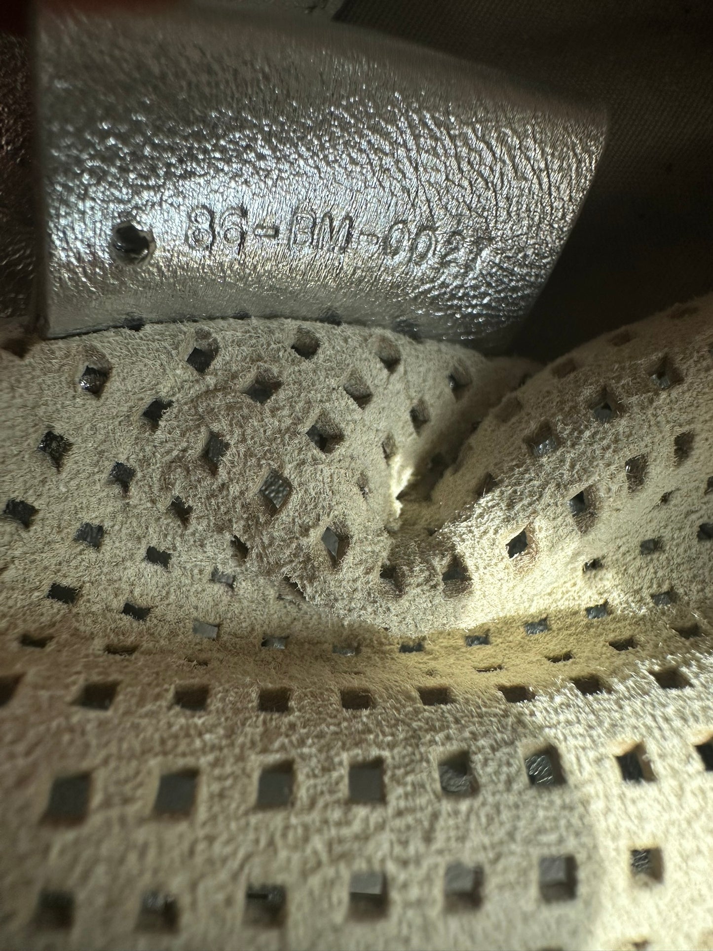 Dior Homme SS07 "We Look Good Together" Perforated Leather Bag