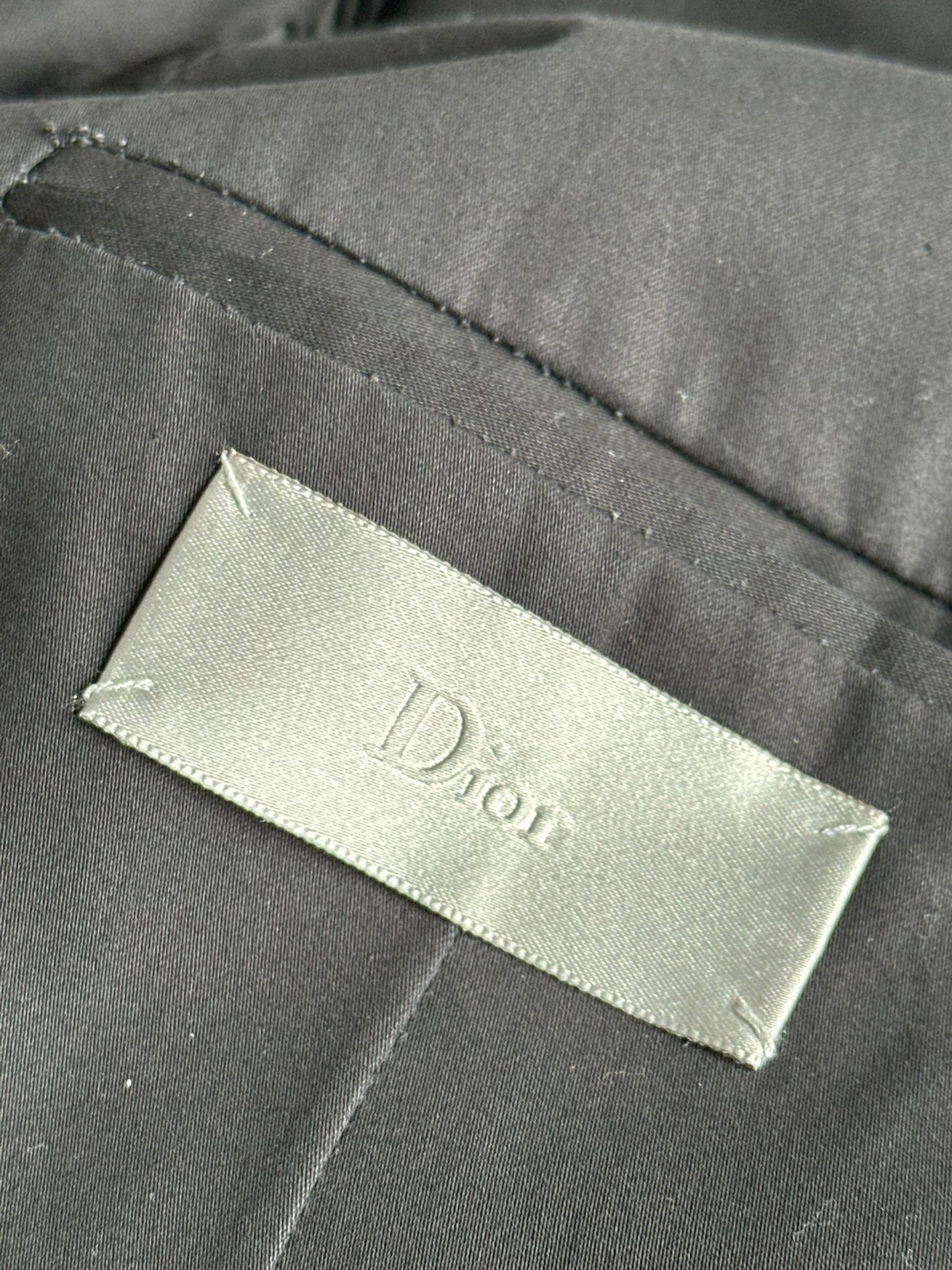 Dior Homme SS02 "Red/Boys don't cry' lambskin trimmed blazer