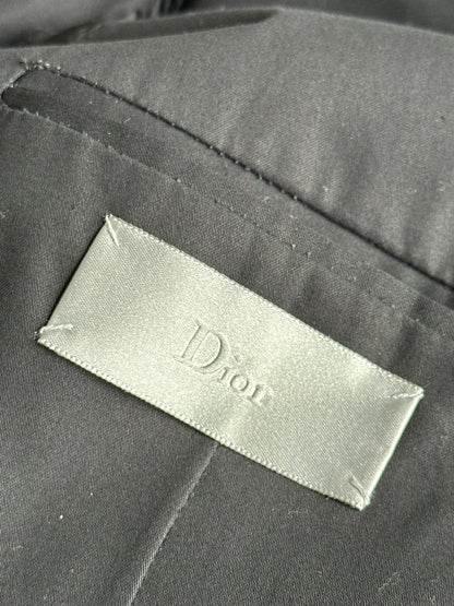 Dior Homme SS02 "Red/Boys don't cry' lambskin trimmed blazer