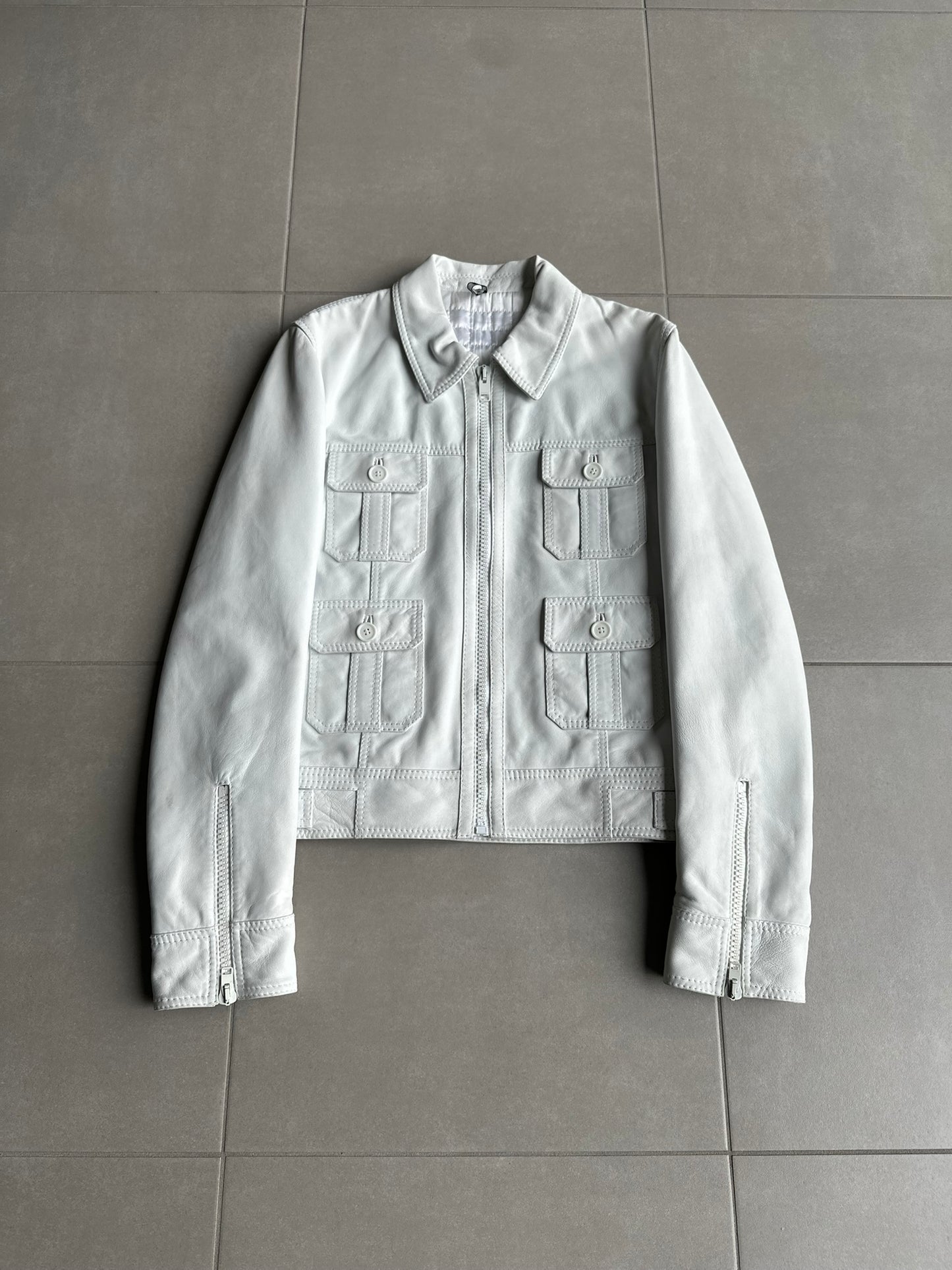 Dior Homme AW07 "Navigate" Leather 4-Pocket jacket