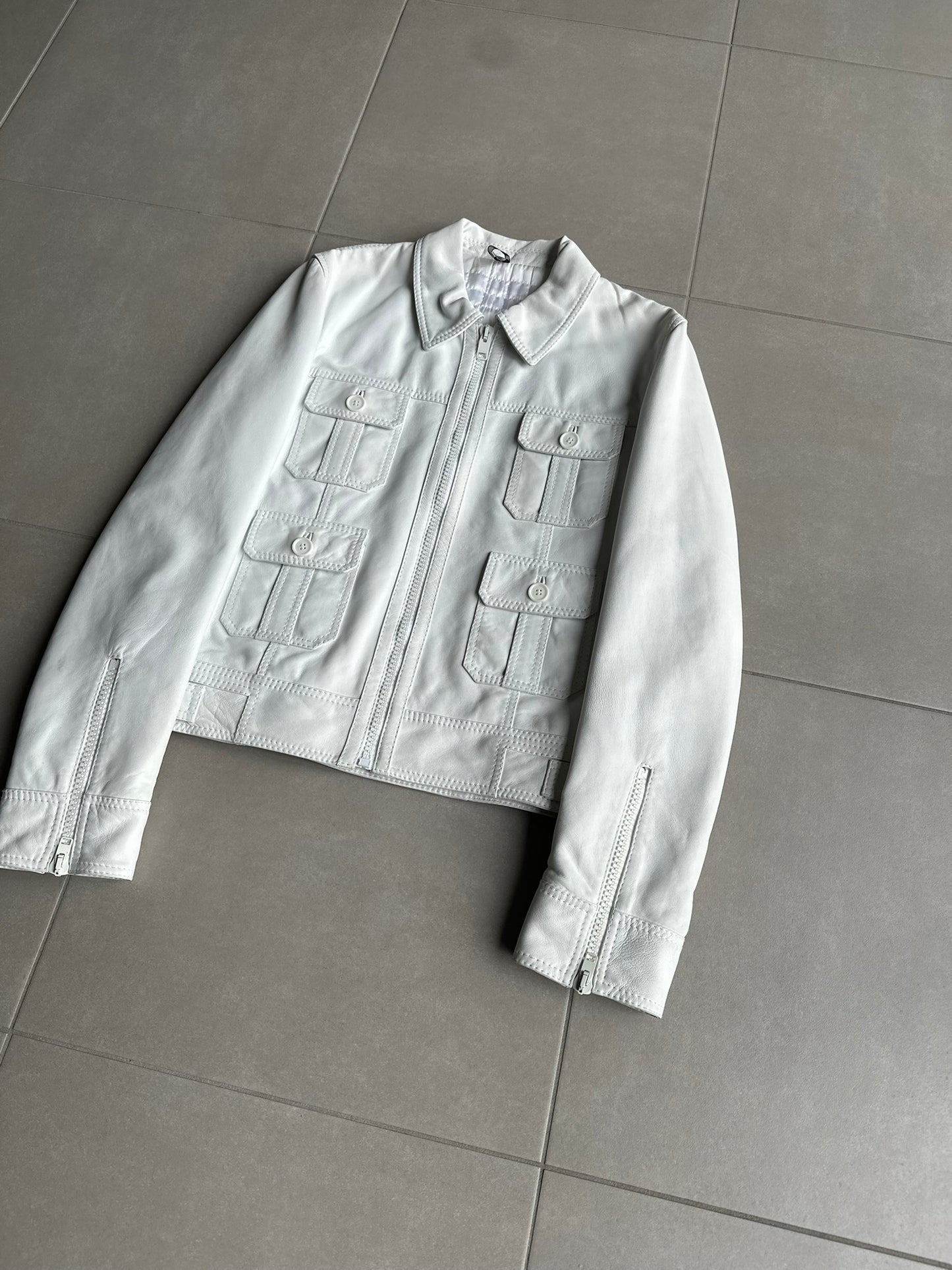 Dior Homme AW07 "Navigate" Leather 4-Pocket jacket