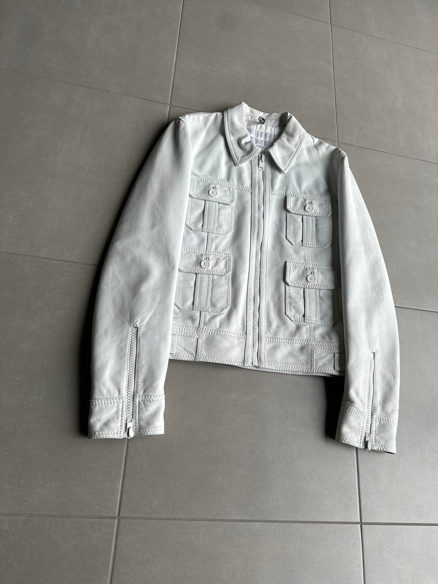 Dior Homme AW07 "Navigate" Leather 4-Pocket jacket