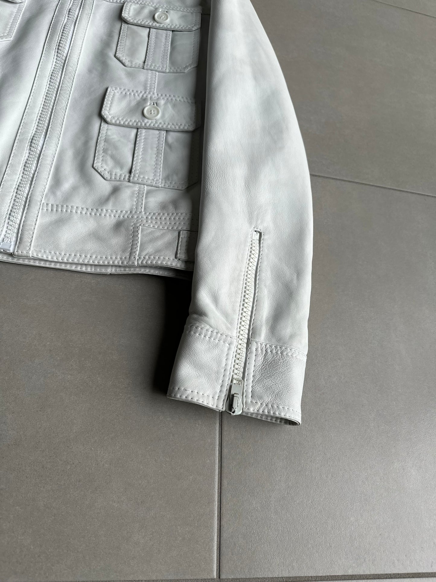 Dior Homme AW07 "Navigate" Leather 4-Pocket jacket