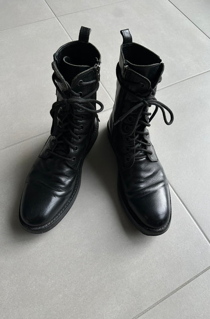 Ann Demeulemeester AW07 Leather combat boots
