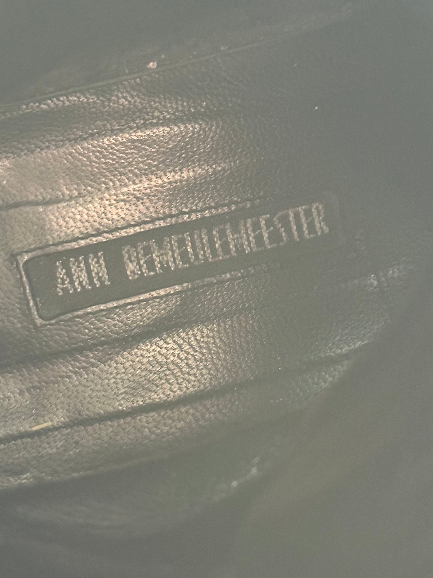 Ann Demeulemeester AW07 Leather combat boots