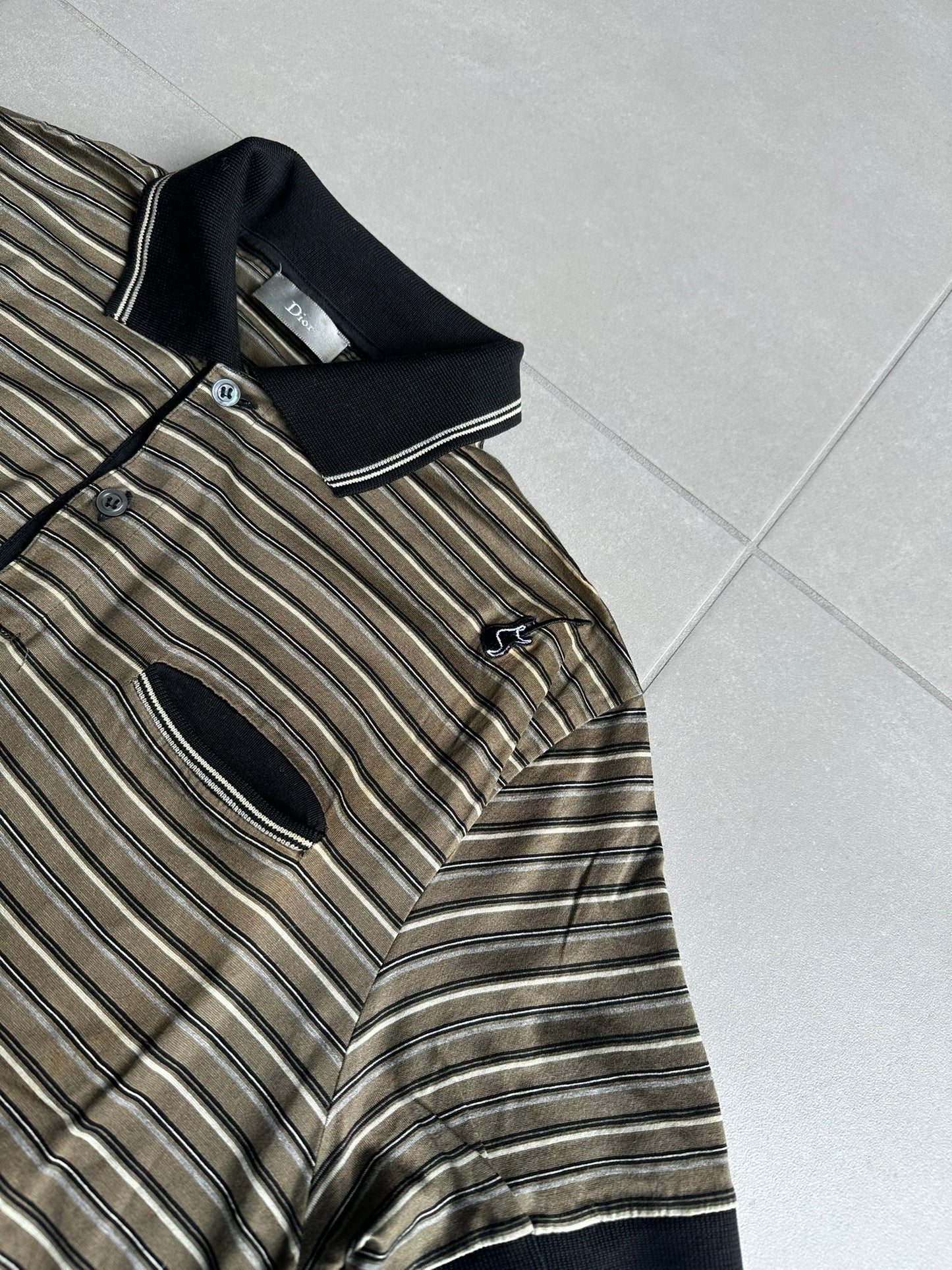 Dior Homme SS05 “BECK/Untitled” guitar motif polo
