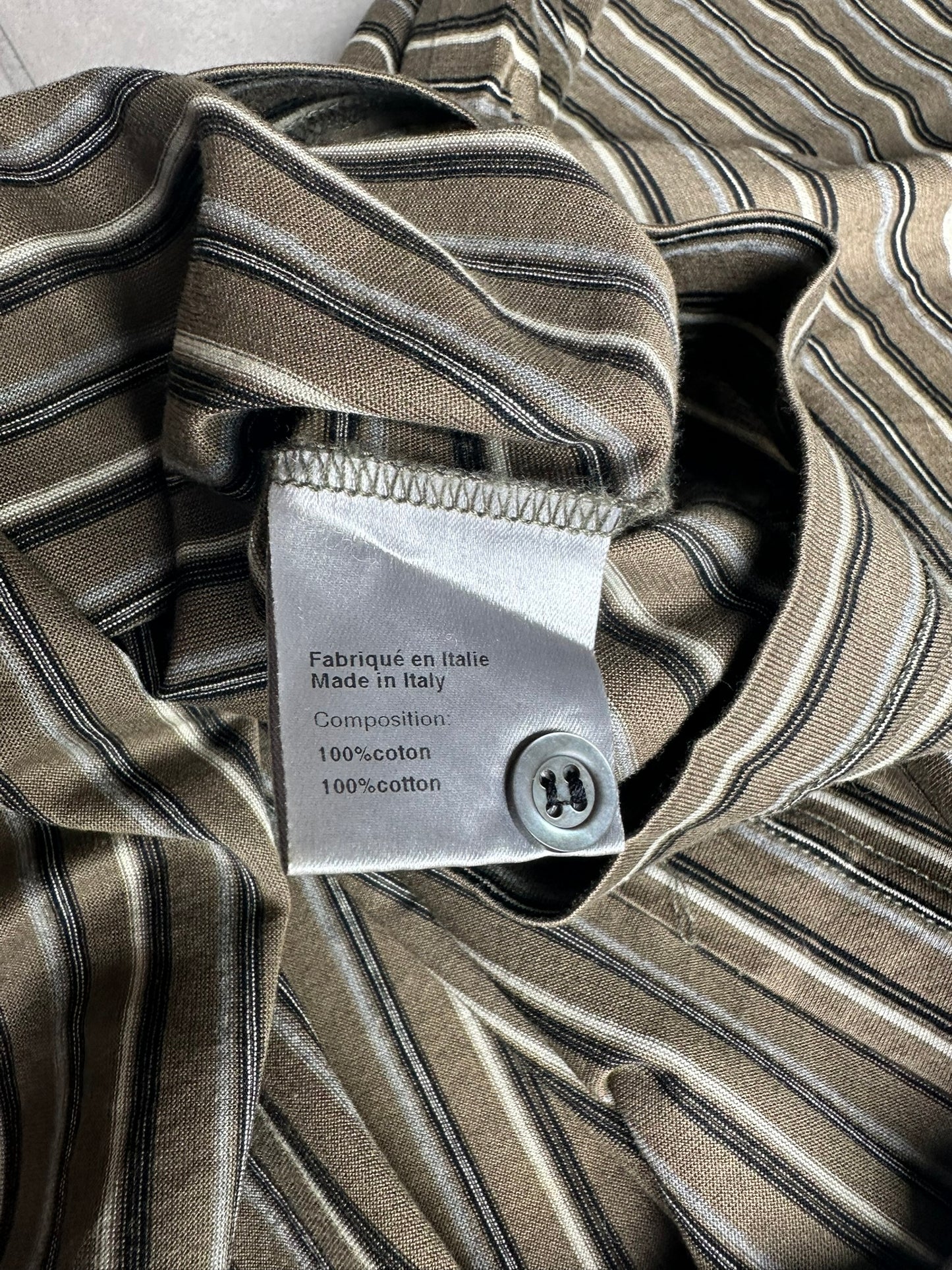 Dior Homme SS05 “BECK/Untitled” guitar motif polo