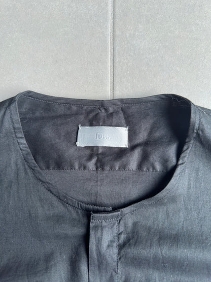 Dior homme SS02 "Red/Boys don't cry' frill button up shirt