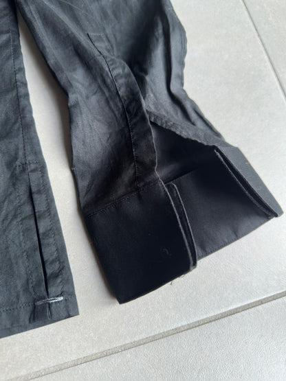 Dior homme SS02 "Red/Boys don't cry' frill button up shirt