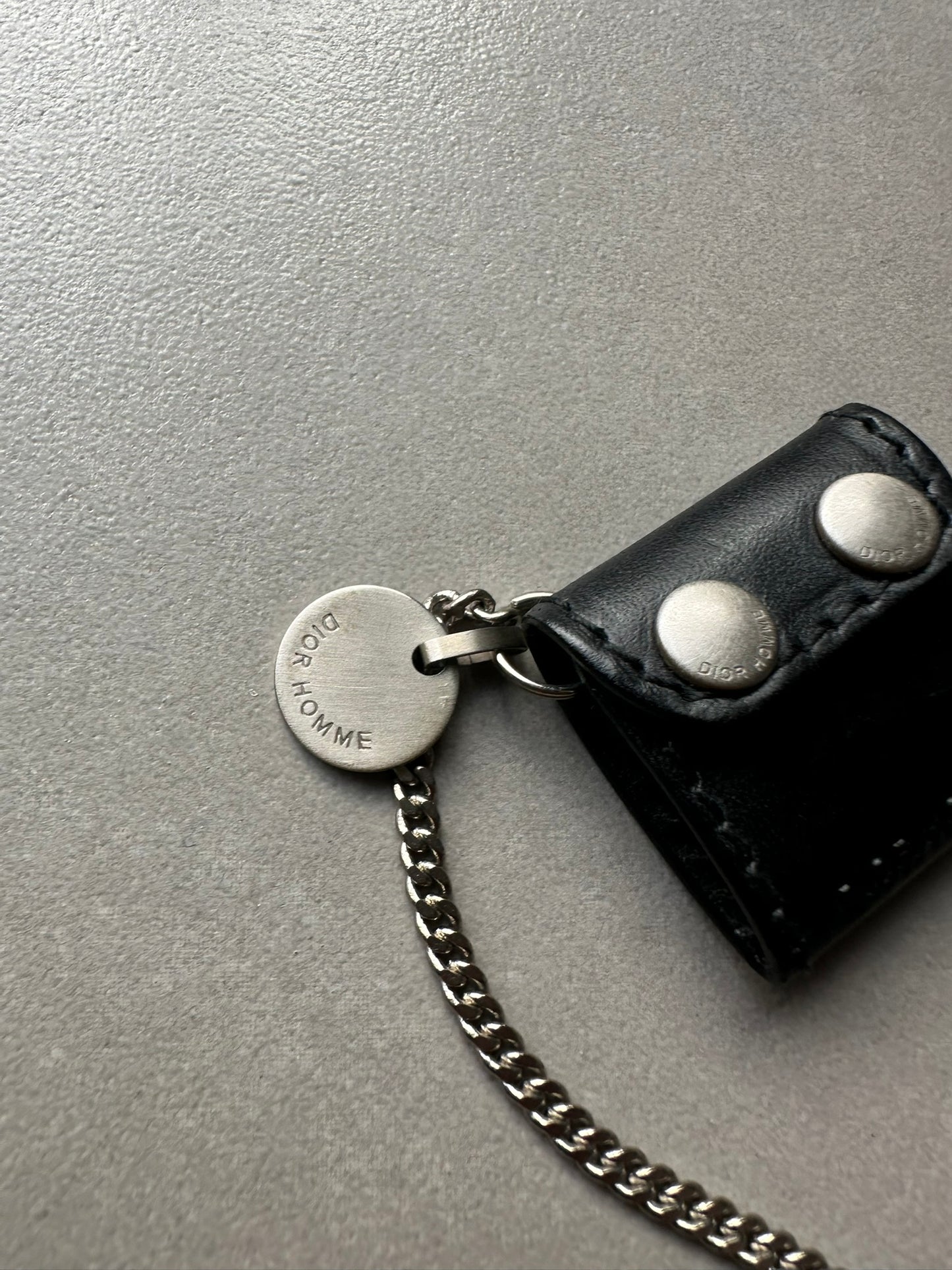 Dior Homme SSS06 leather pouch/wallet chain