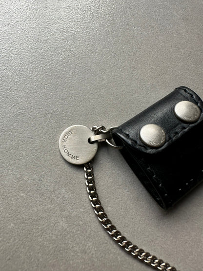 Dior Homme SSS06 leather pouch/wallet chain