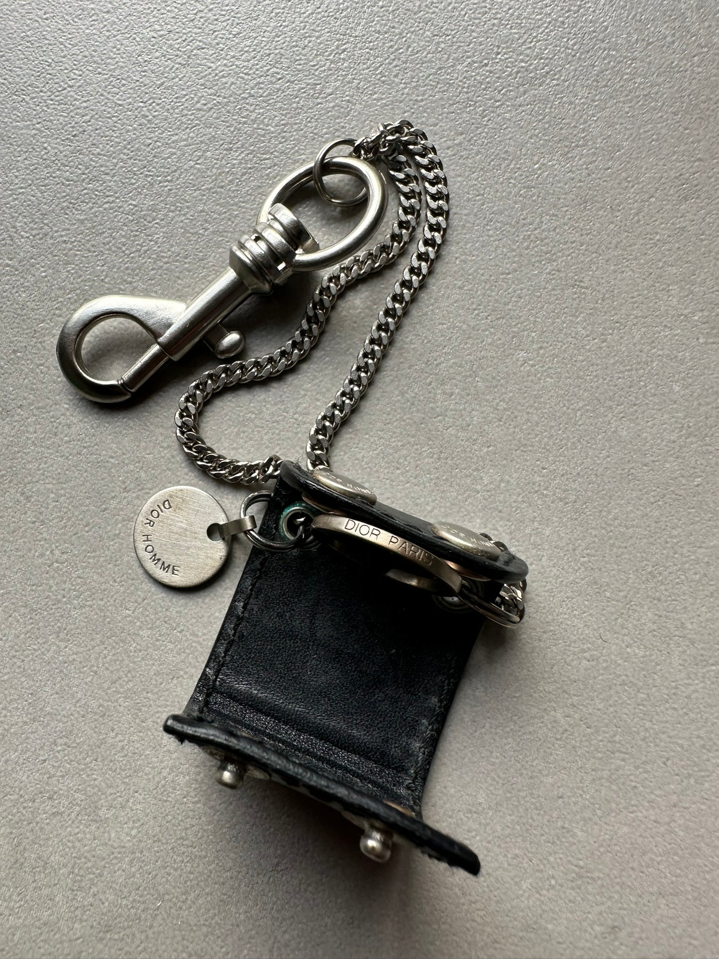 Dior Homme SSS06 leather pouch/wallet chain