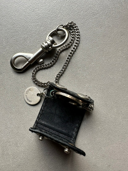 Dior Homme SSS06 leather pouch/wallet chain