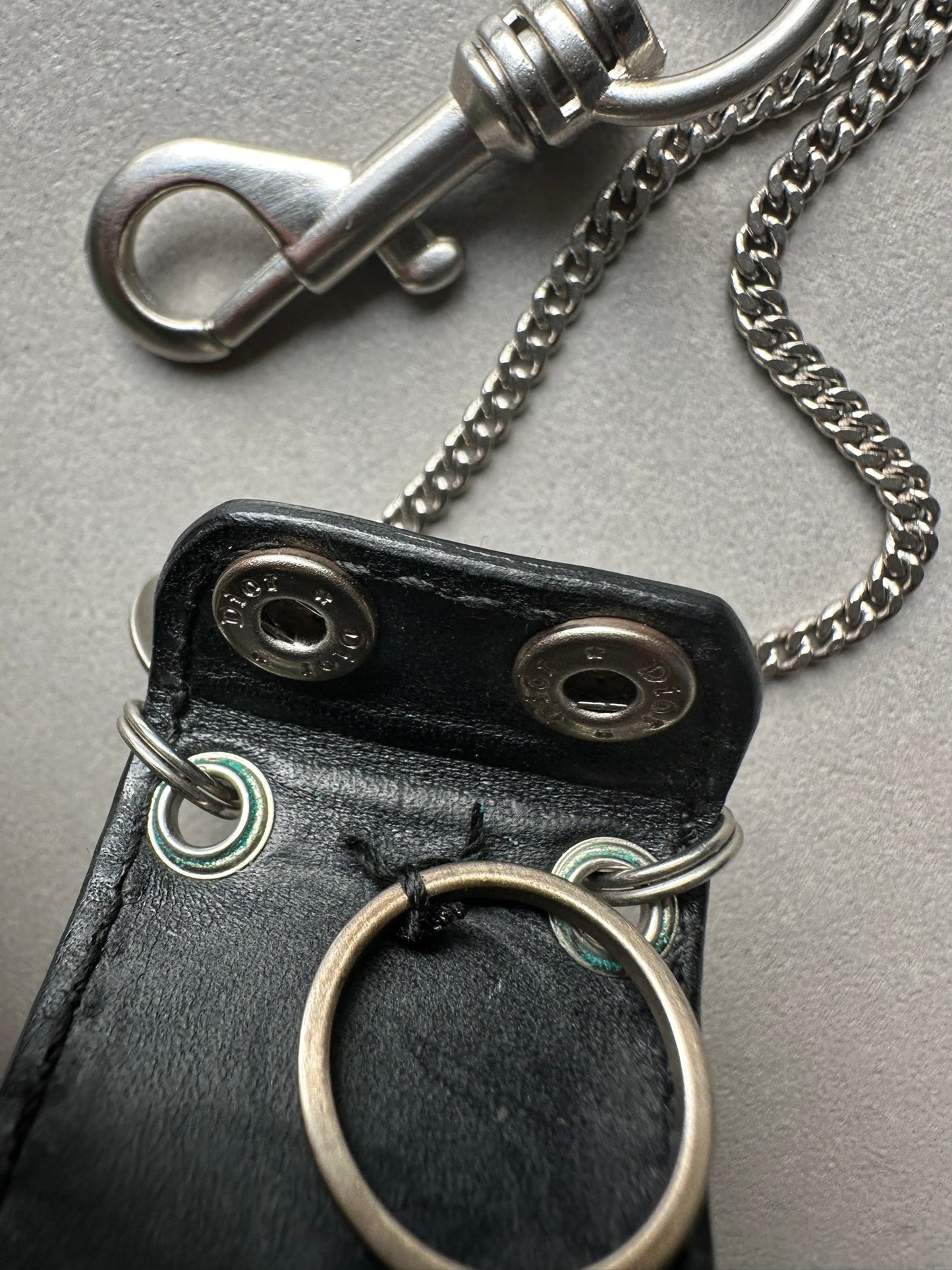 Dior Homme SSS06 leather pouch/wallet chain
