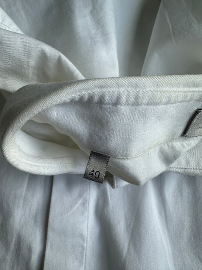 Dior Homme SS05 "BECK/Untitled" Bee motif white button up shirt