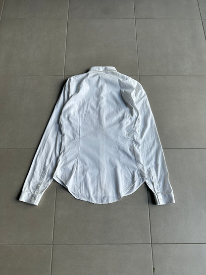 Dior Homme SS05 "BECK/Untitled" Bee motif white button up shirt