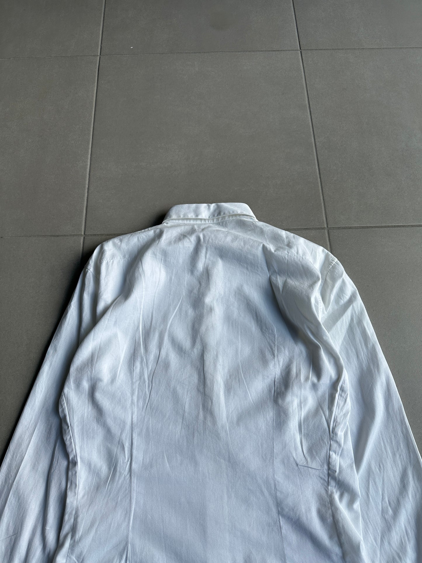 Dior Homme SS05 "BECK/Untitled" Bee motif white button up shirt