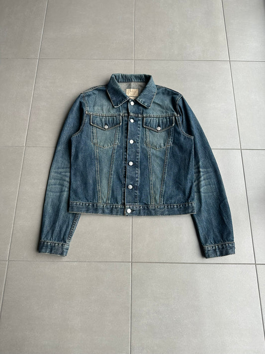 Helmut Lang vintage dark denim classic 2 pocket jacket