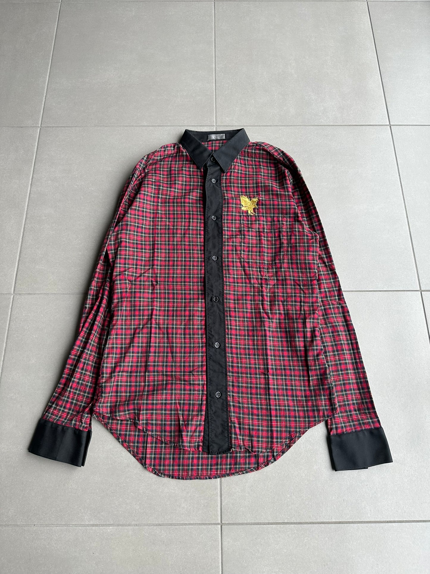 Dior Homme AW05 “In the morning” eagle motif button up shirt