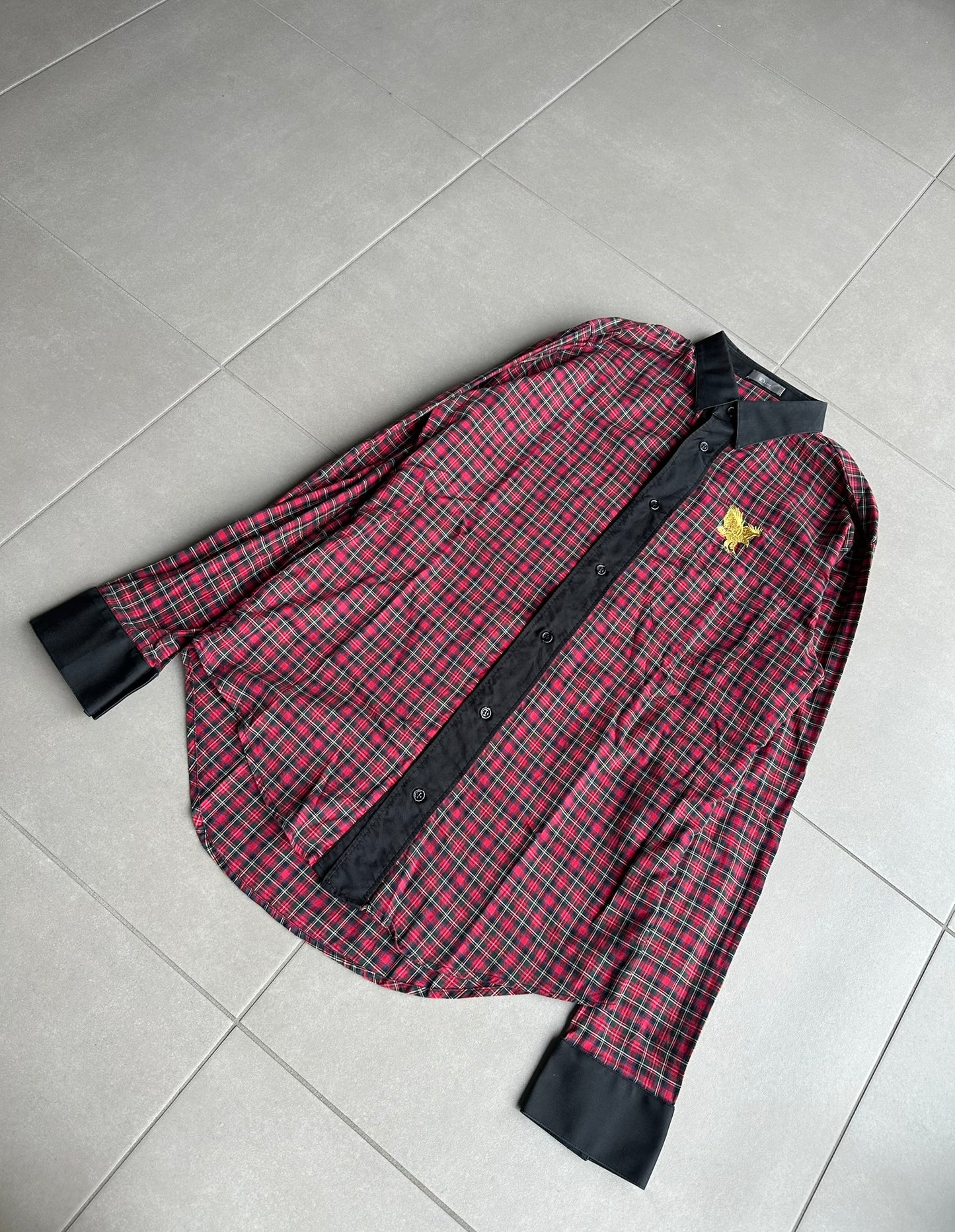 Dior Homme AW05 “In the morning” eagle motif button up shirt