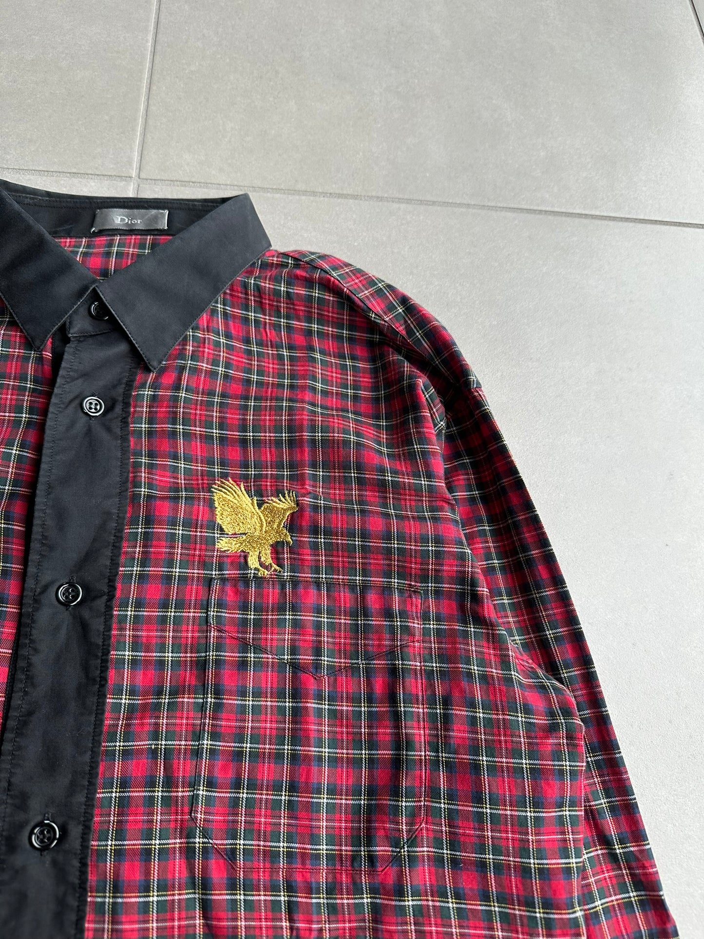 Dior Homme AW05 “In the morning” eagle motif button up shirt