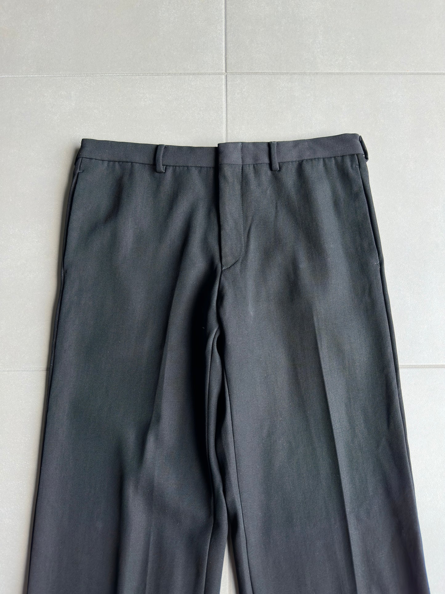 Dior Homme AW01 "Solitaire" straight leg trousers