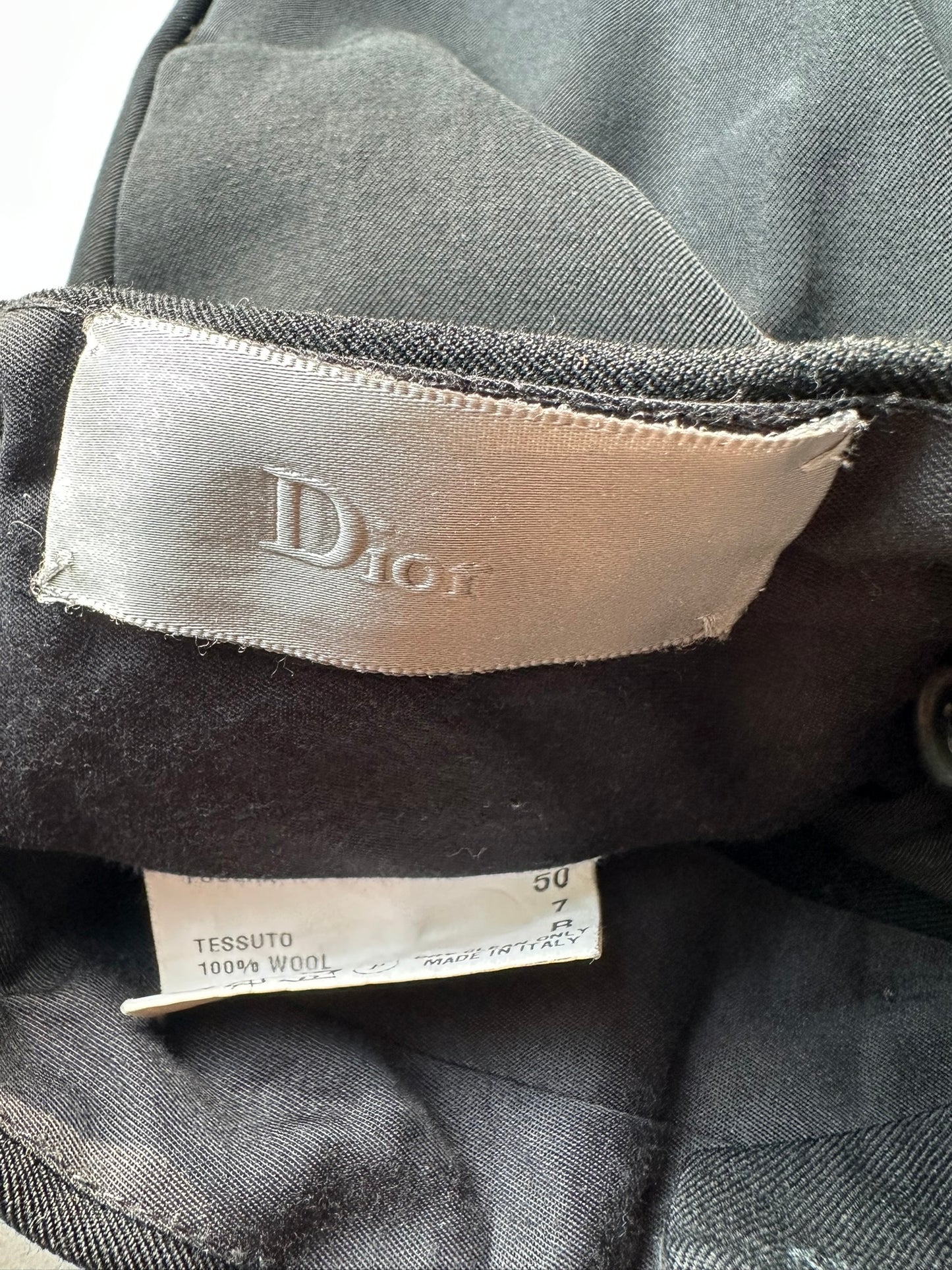 Dior Homme AW01 "Solitaire" straight leg trousers