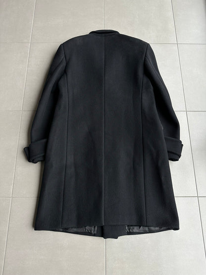 Dior homme AW02 “reflexion” wool/angora double breasted long coat