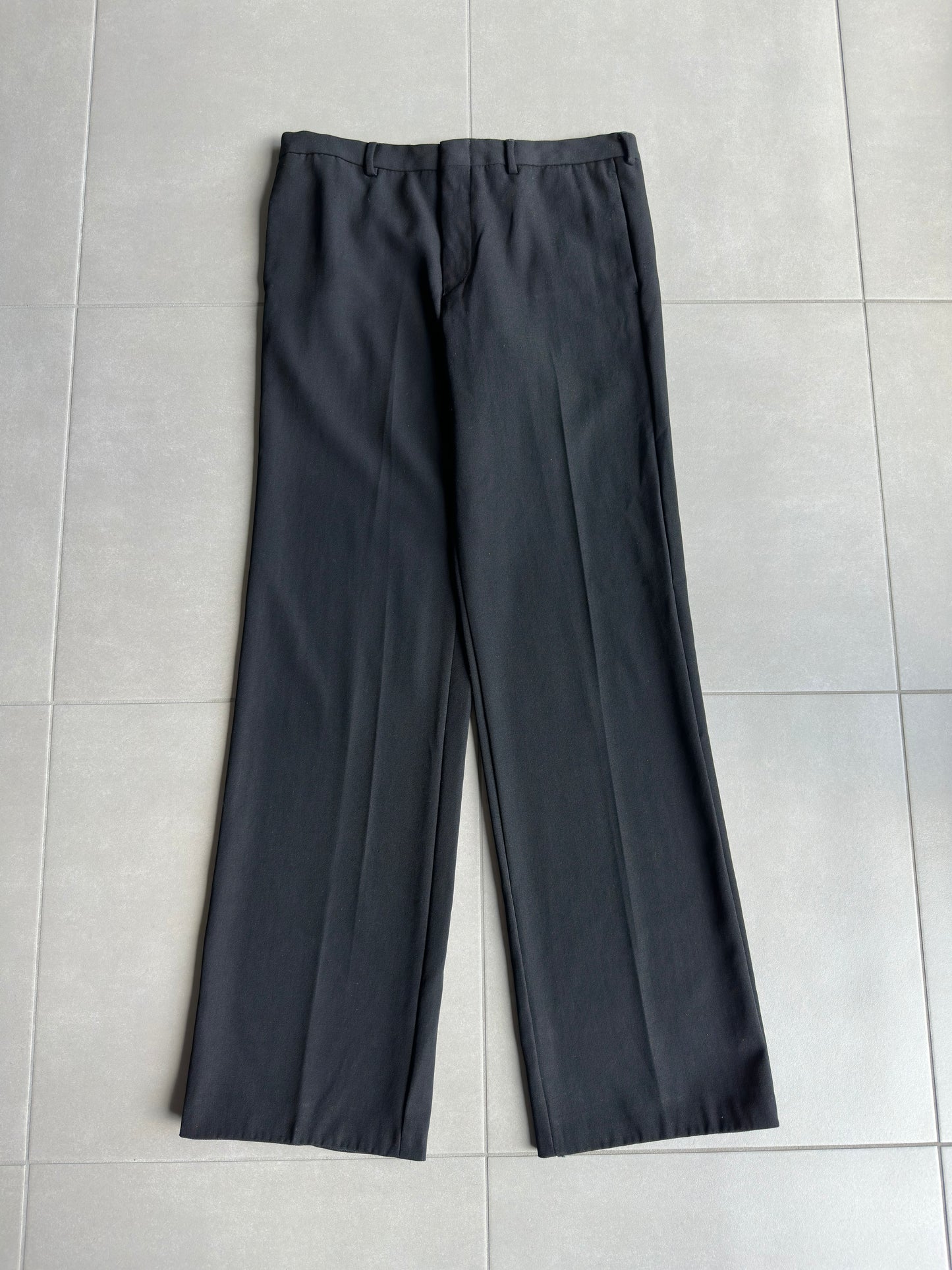 Dior Homme AW01 "Solitaire" straight leg trousers
