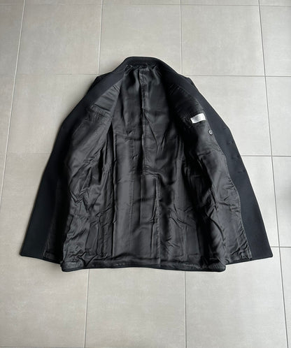 Dior homme AW02 “reflexion” wool/angora double breasted long coat