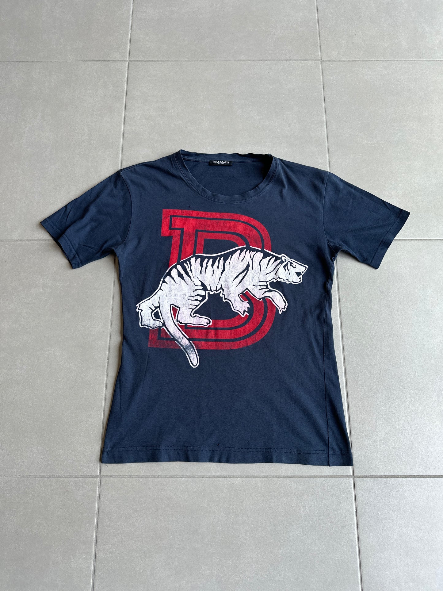 Balmain Homme SS11 Tiger graphic T-shirt