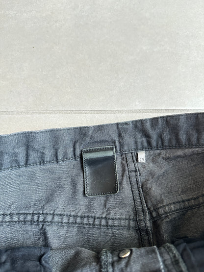 Dior Homme AW07 “Navigate” charcoal black MIJ denim