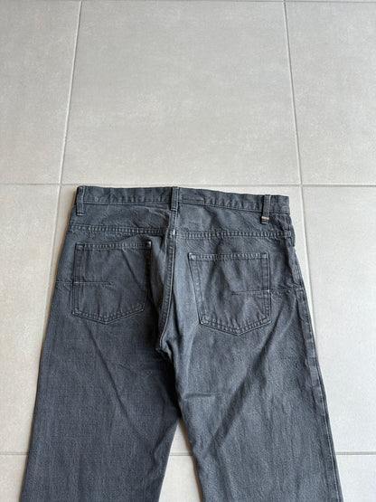 Dior Homme AW07 “Navigate” charcoal black MIJ denim