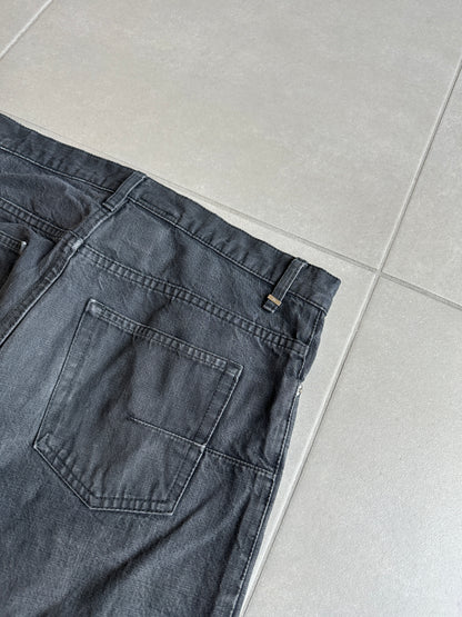 Dior Homme AW07 “Navigate” charcoal black MIJ denim
