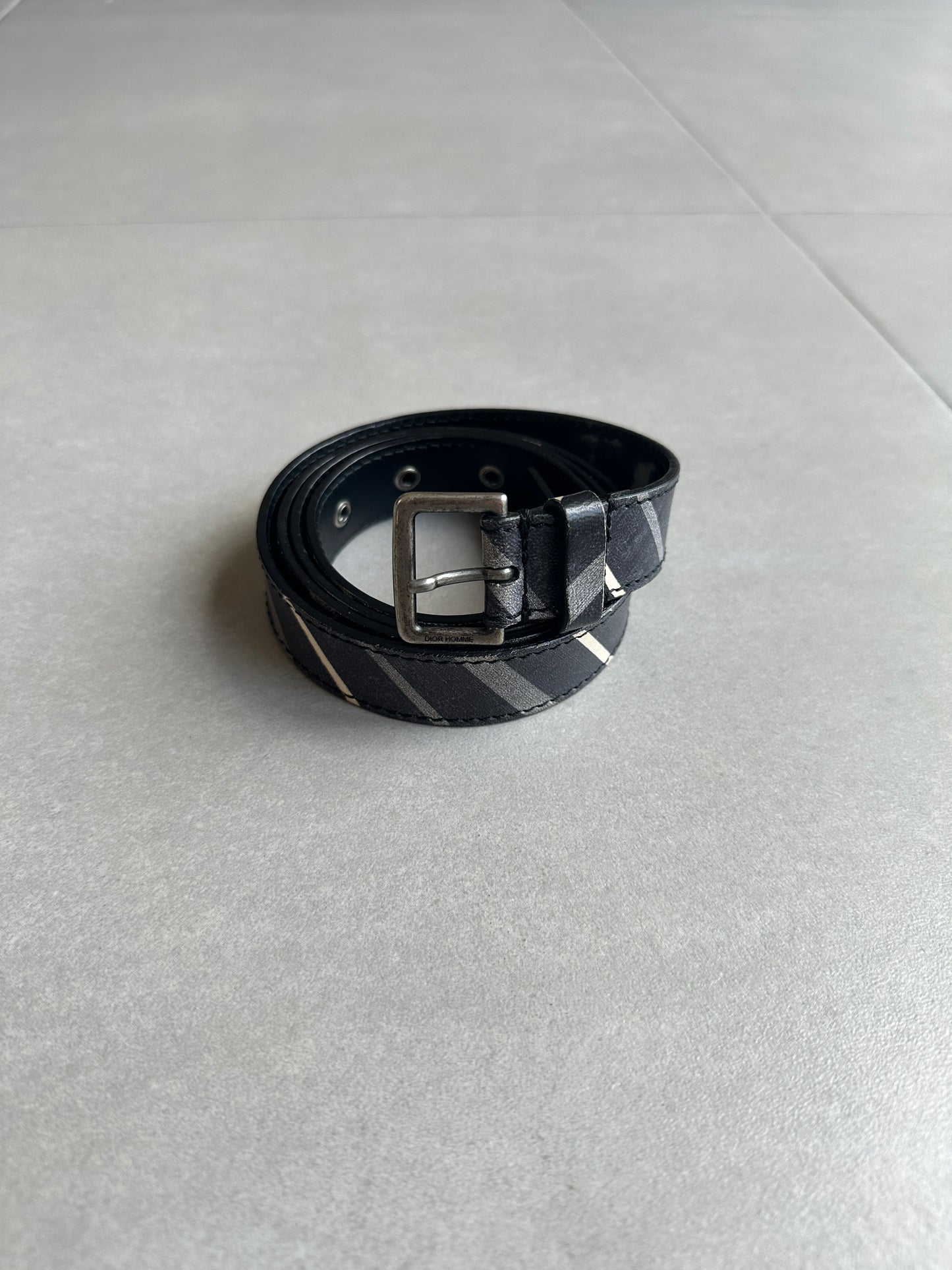 Dior Homme SS06 striped Thin belt