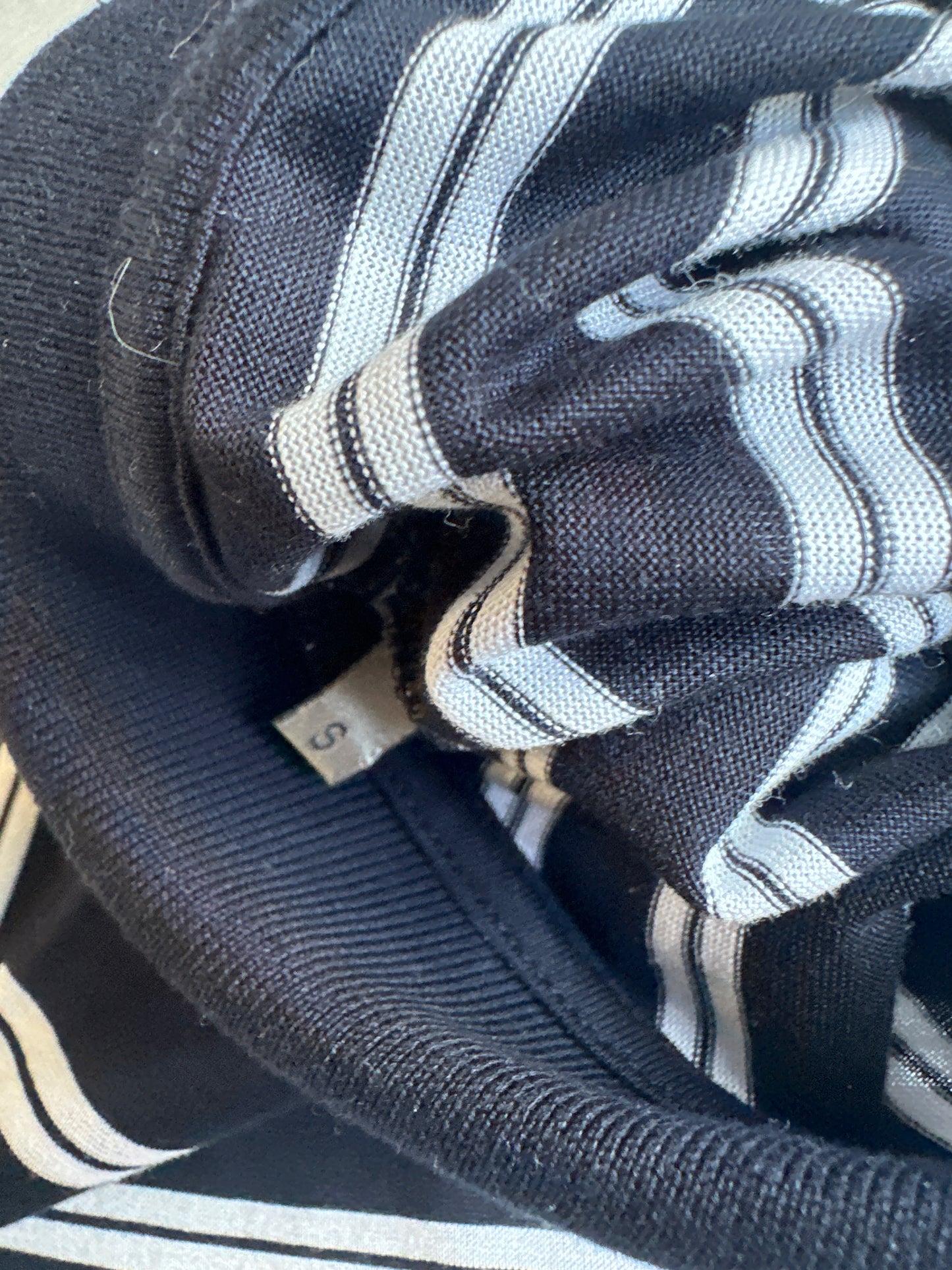Dior Homme SS08 striped pocket polo shirt