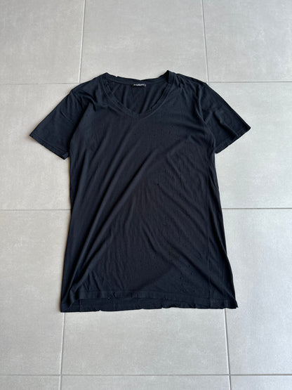 Balmain AW2010 distressed V-neck t-shirt